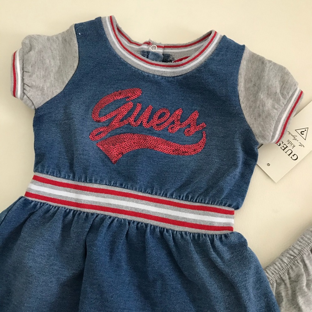 Guess cute jeans sequin dress - Picture 4 of 5
